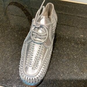 Schultz Maddy Silver Tie Shoe